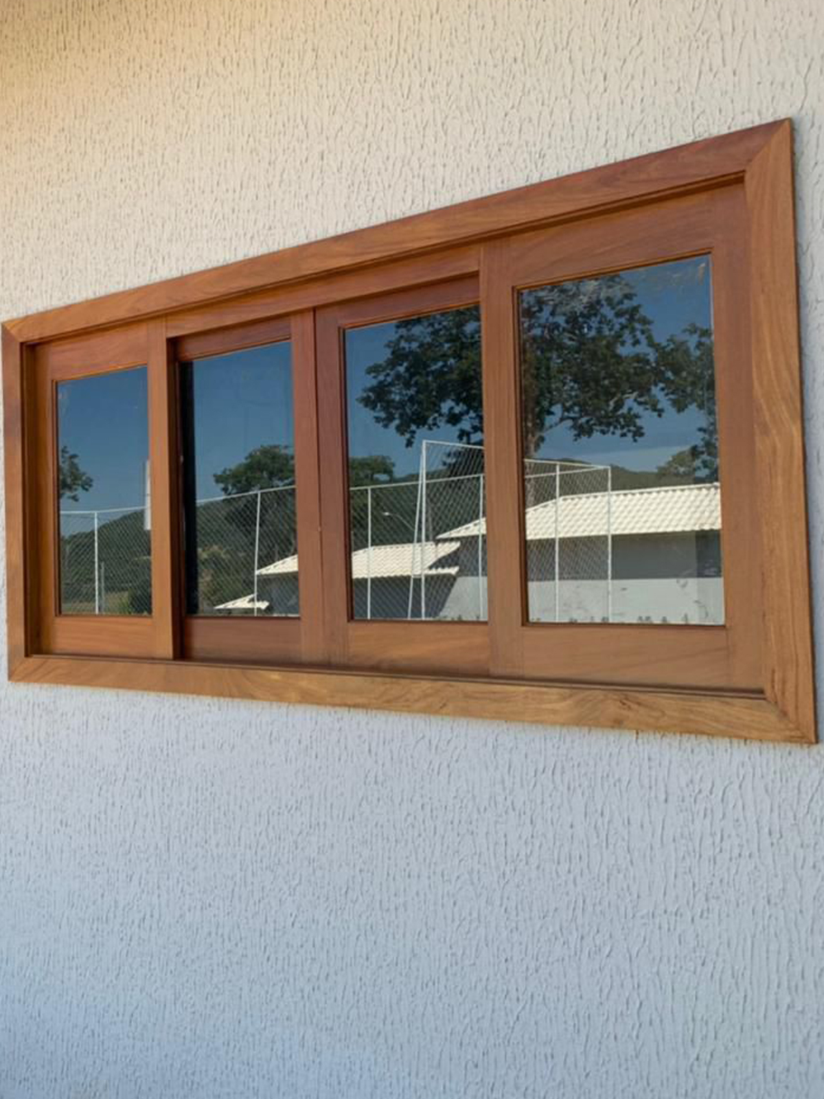 Louvered Wooden Window